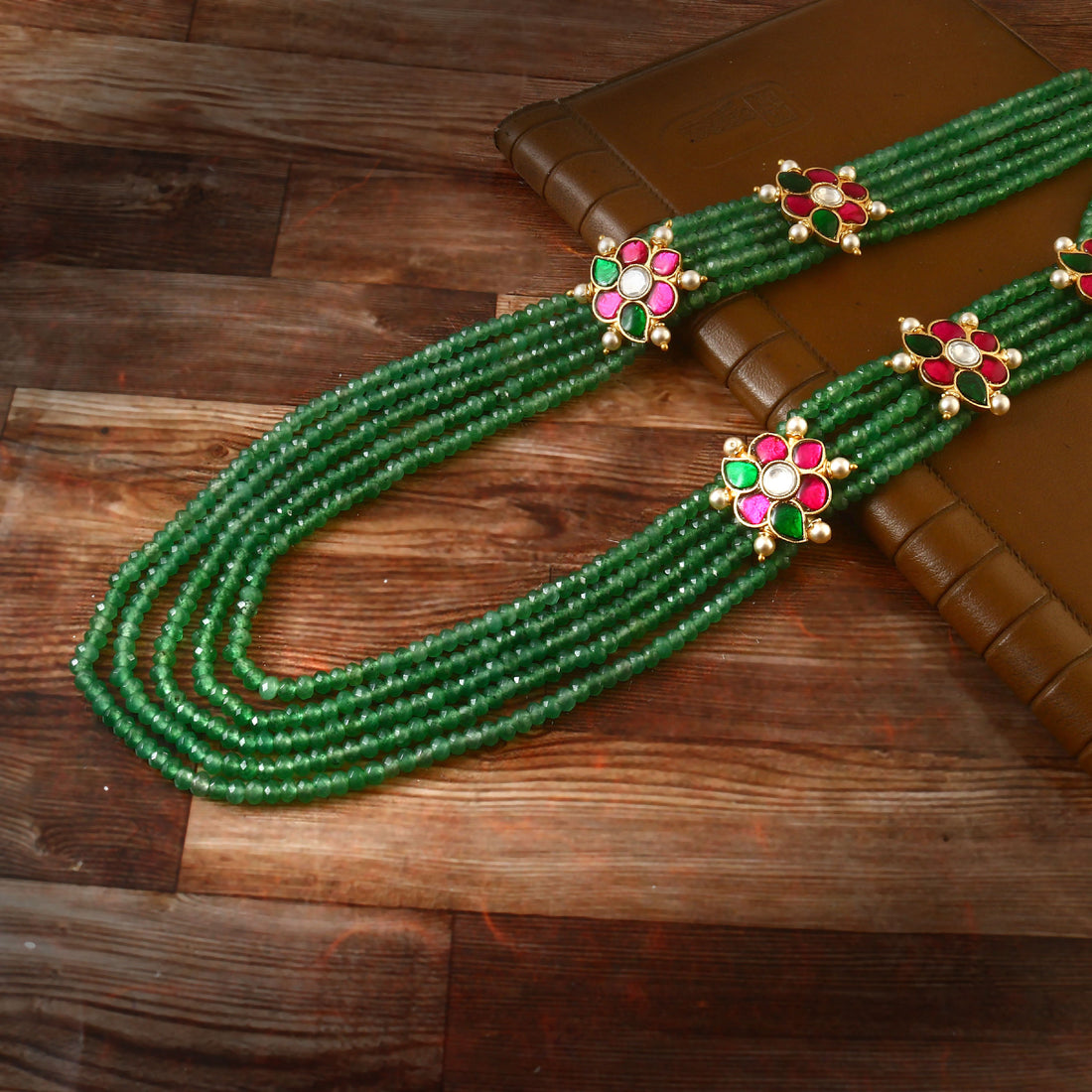 Handcrafted Kundan Beads Necklace