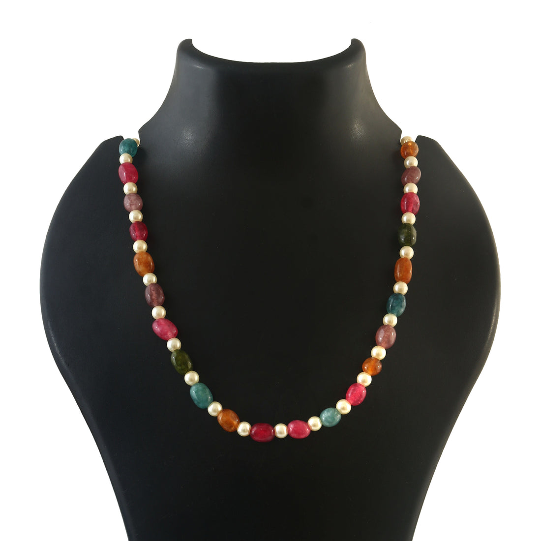 Multi-Color Kundan Beads Necklace
