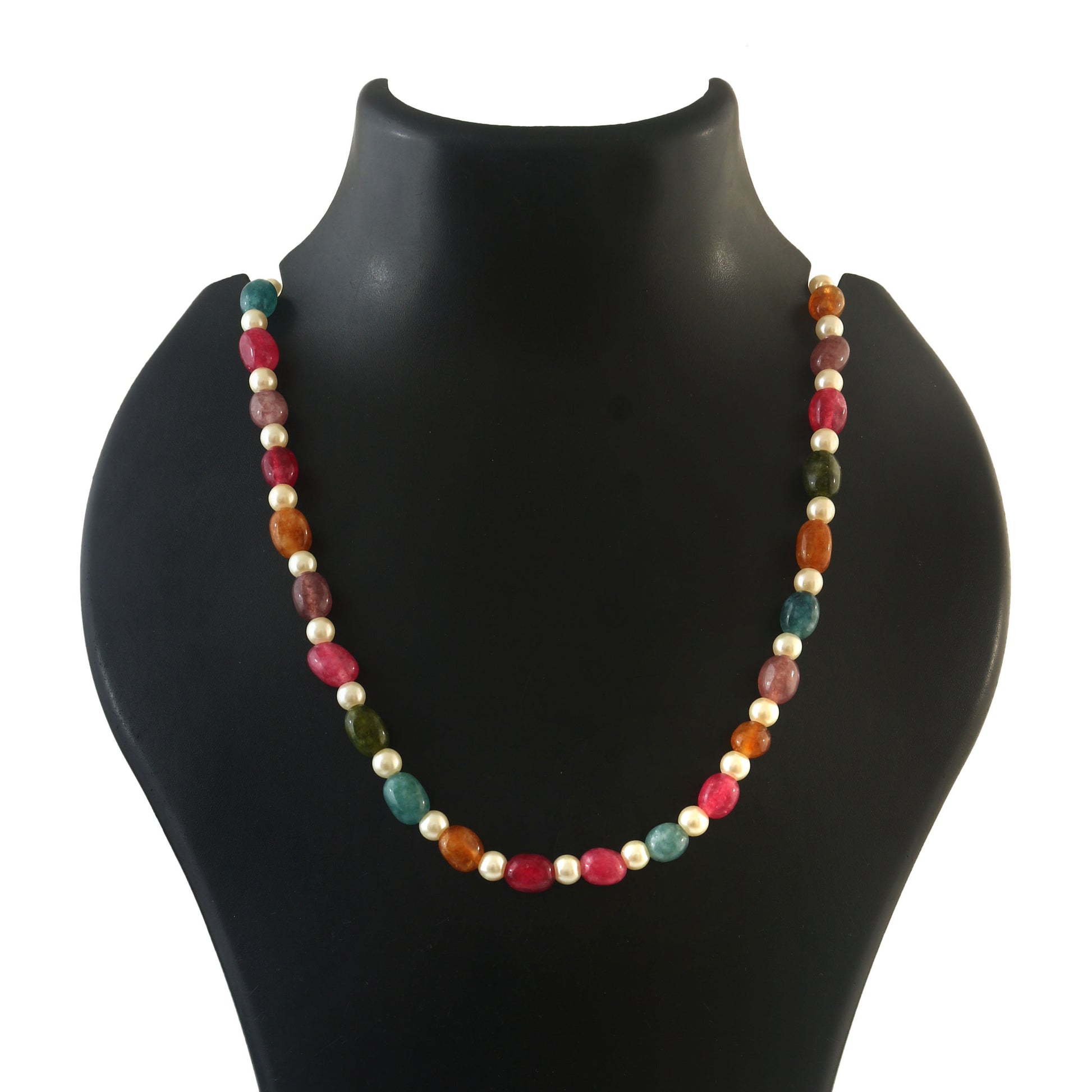 Multi-Color Kundan Beads Necklace