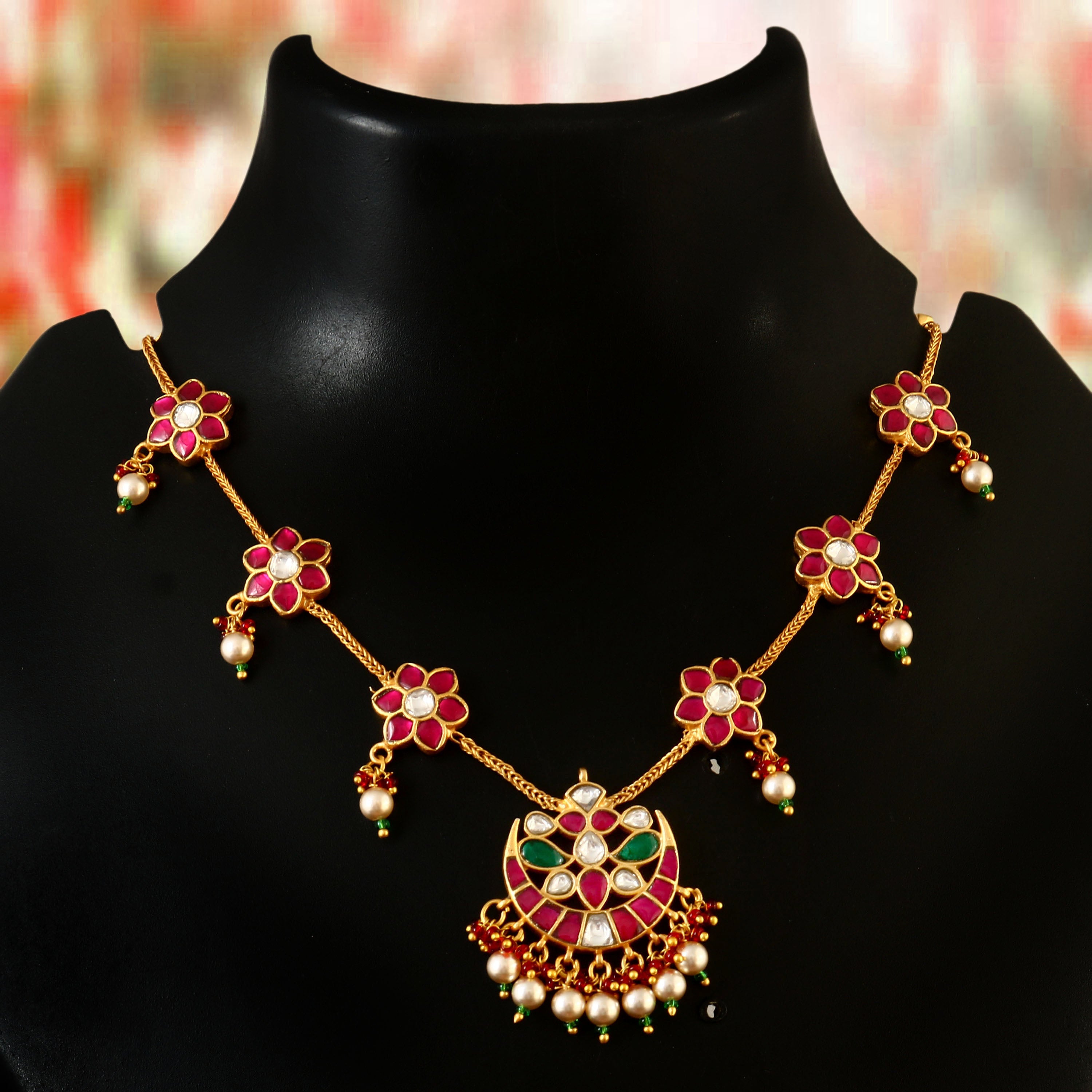 NK-120 - Godavari Jadau Kundan Set