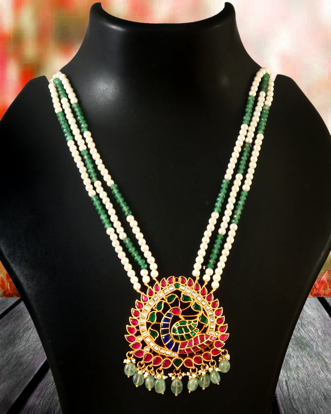 Long Jadau Kundan Necklace