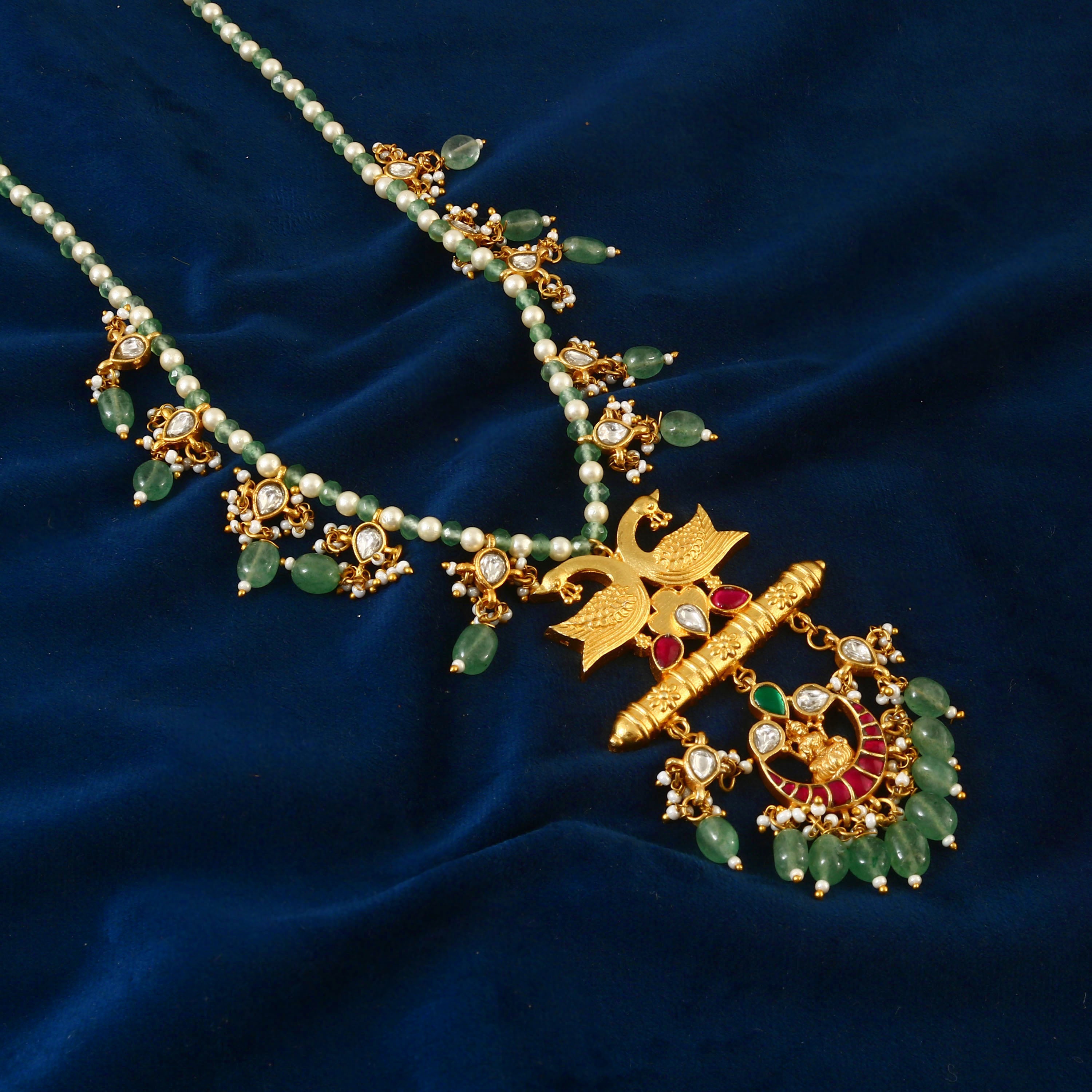 NK-133 - Radhya Jadau Kundan Set