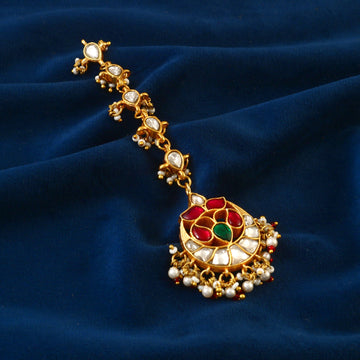 Bridal Kundan Maang Tikka for Women