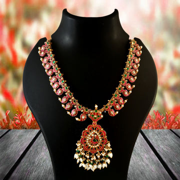 Jadau Long Kundan Necklace