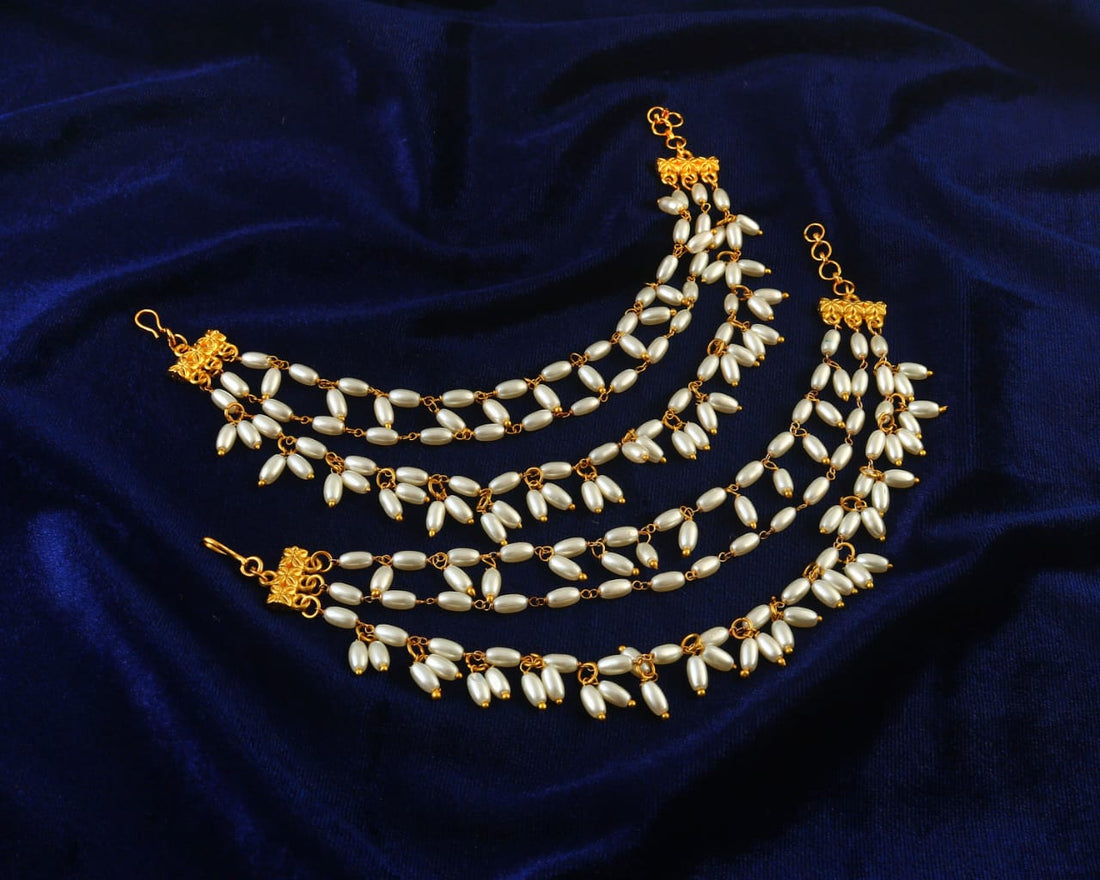 MA-104 - Jadau Kundan Maatal with Emerald