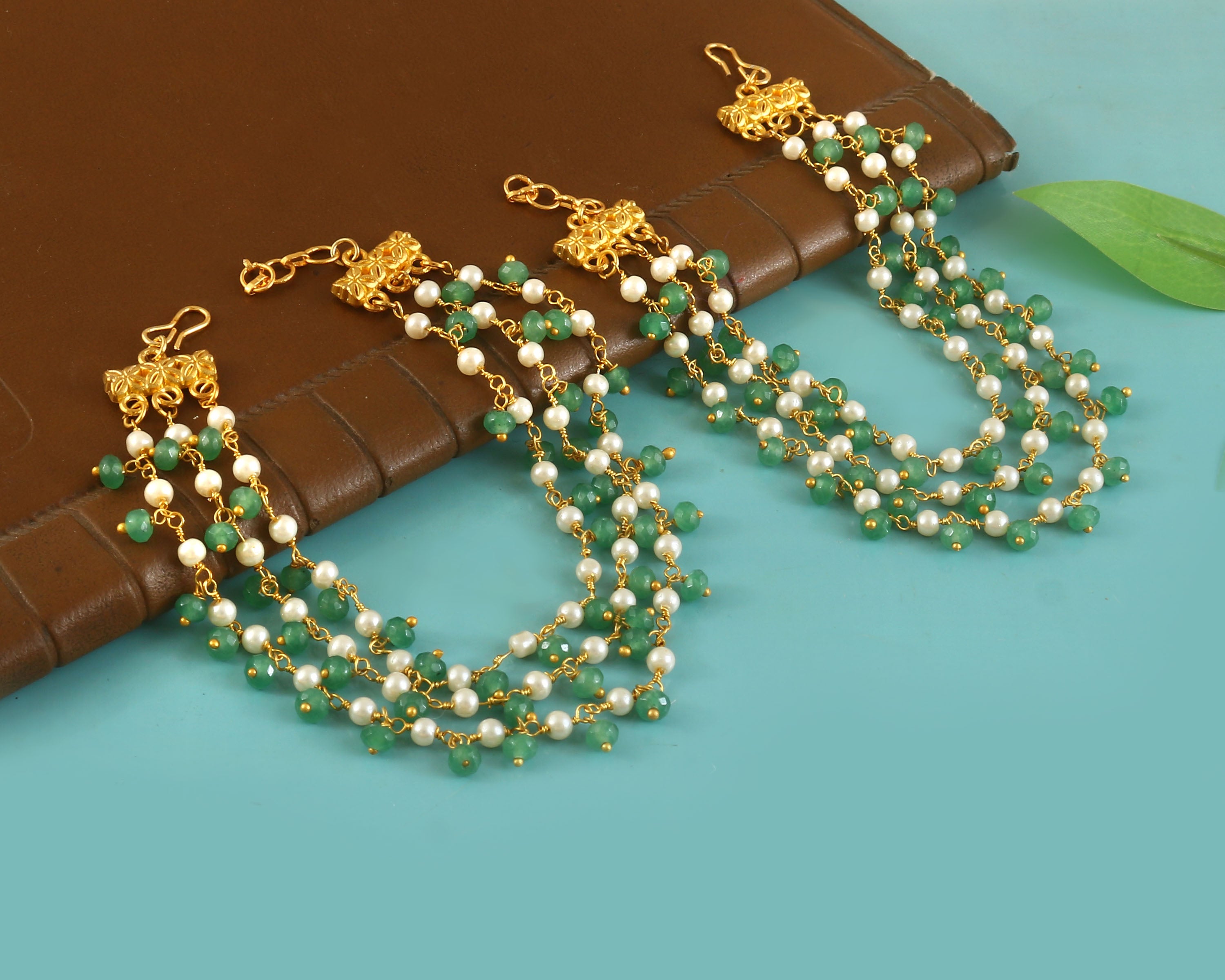 MA-113 - Jadau Kundan Maatal with Emerald