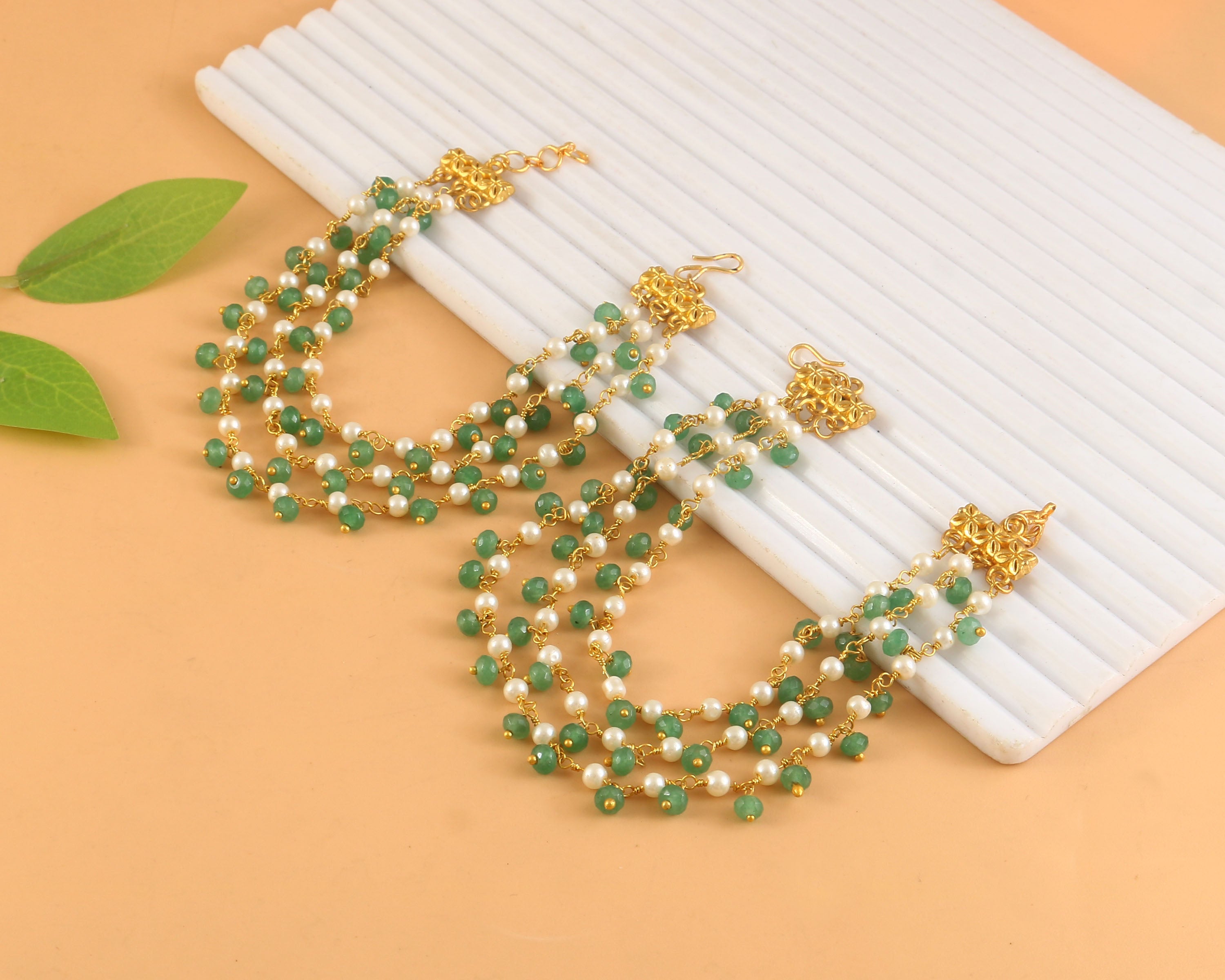 MA-113 - Jadau Kundan Maatal with Emerald
