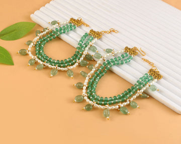 MA-114 - Jadau Kundan Maatal with Emerald