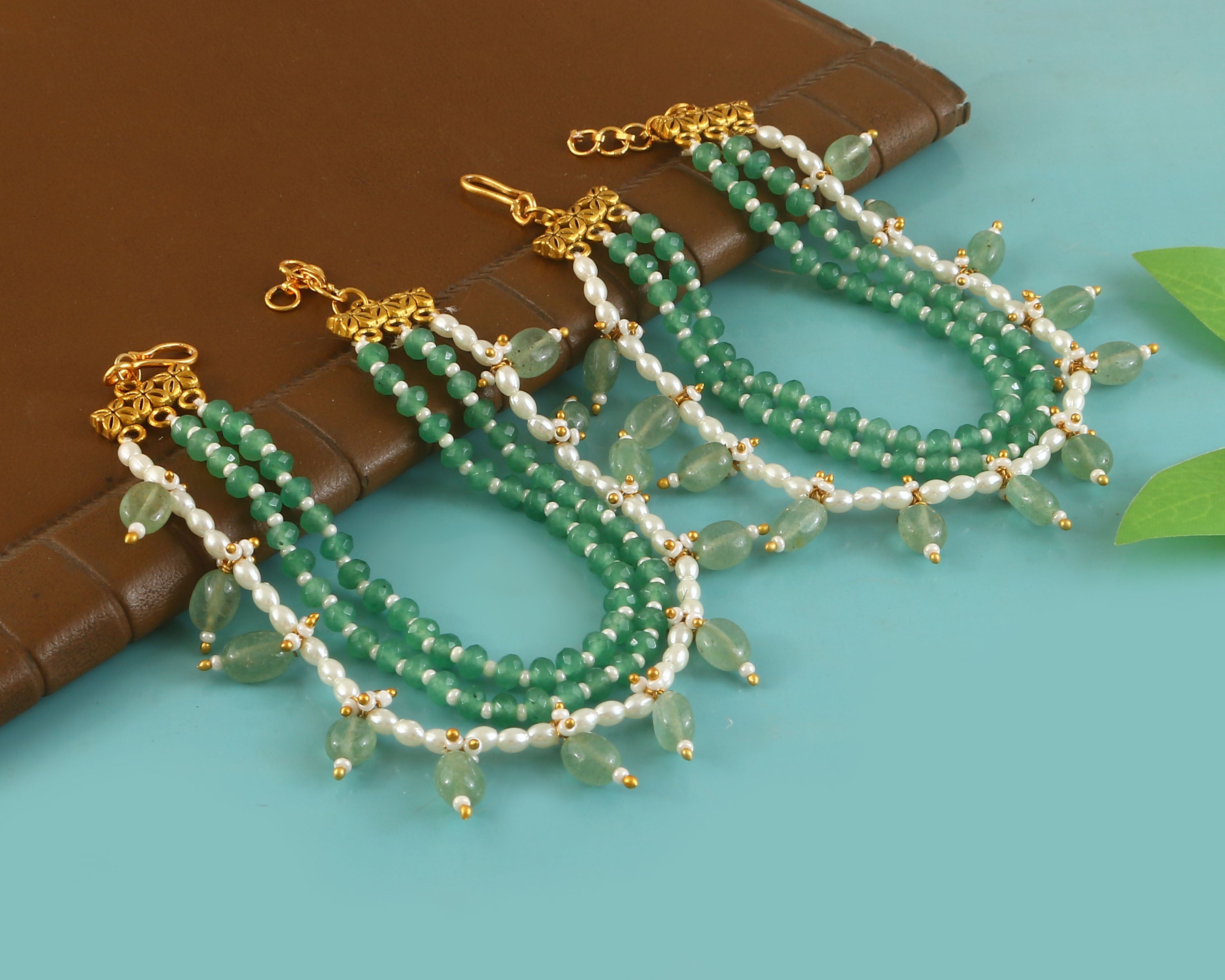 MA-114 - Jadau Kundan Maatal with Emerald