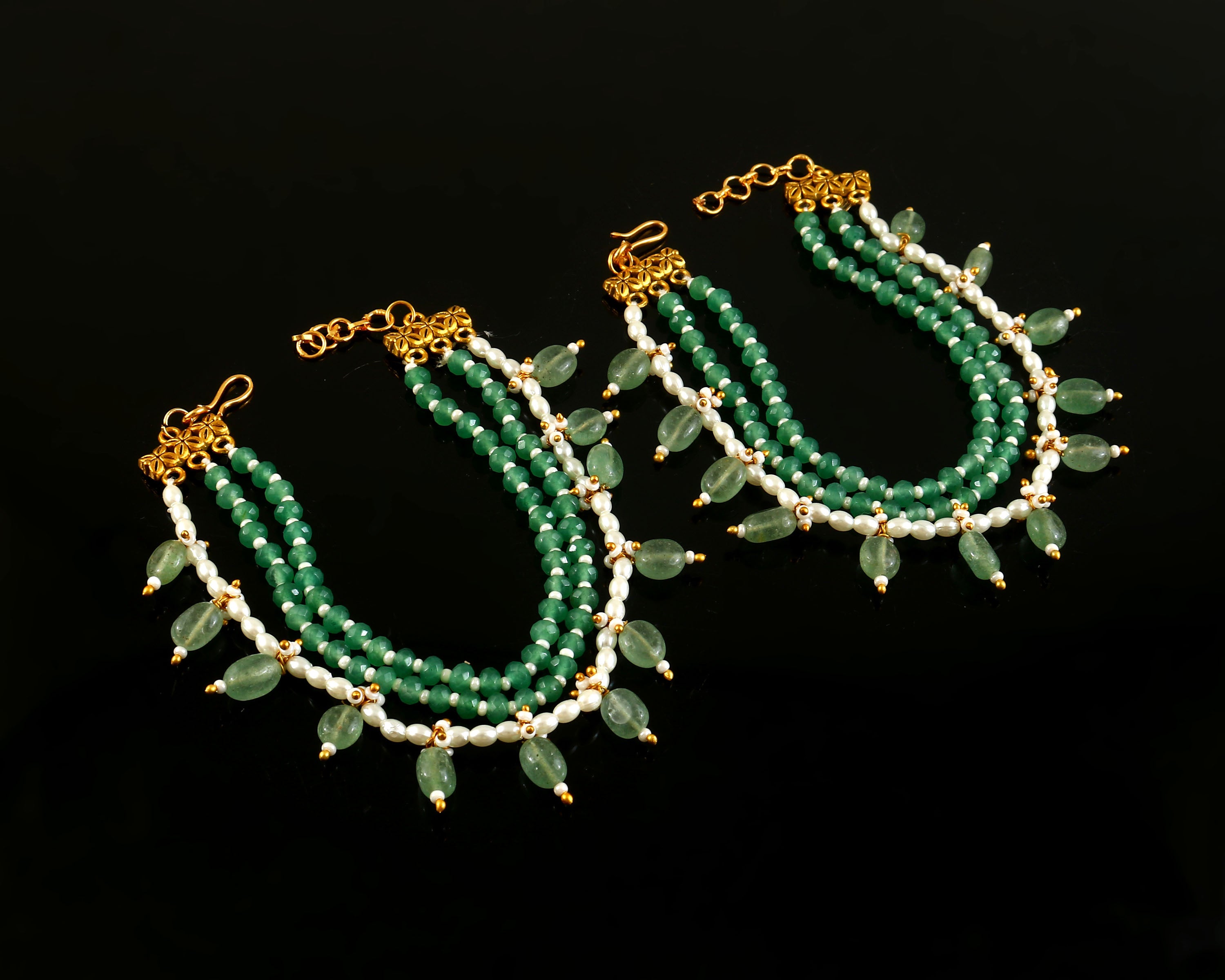 MA-114 - Jadau Kundan Maatal with Emerald