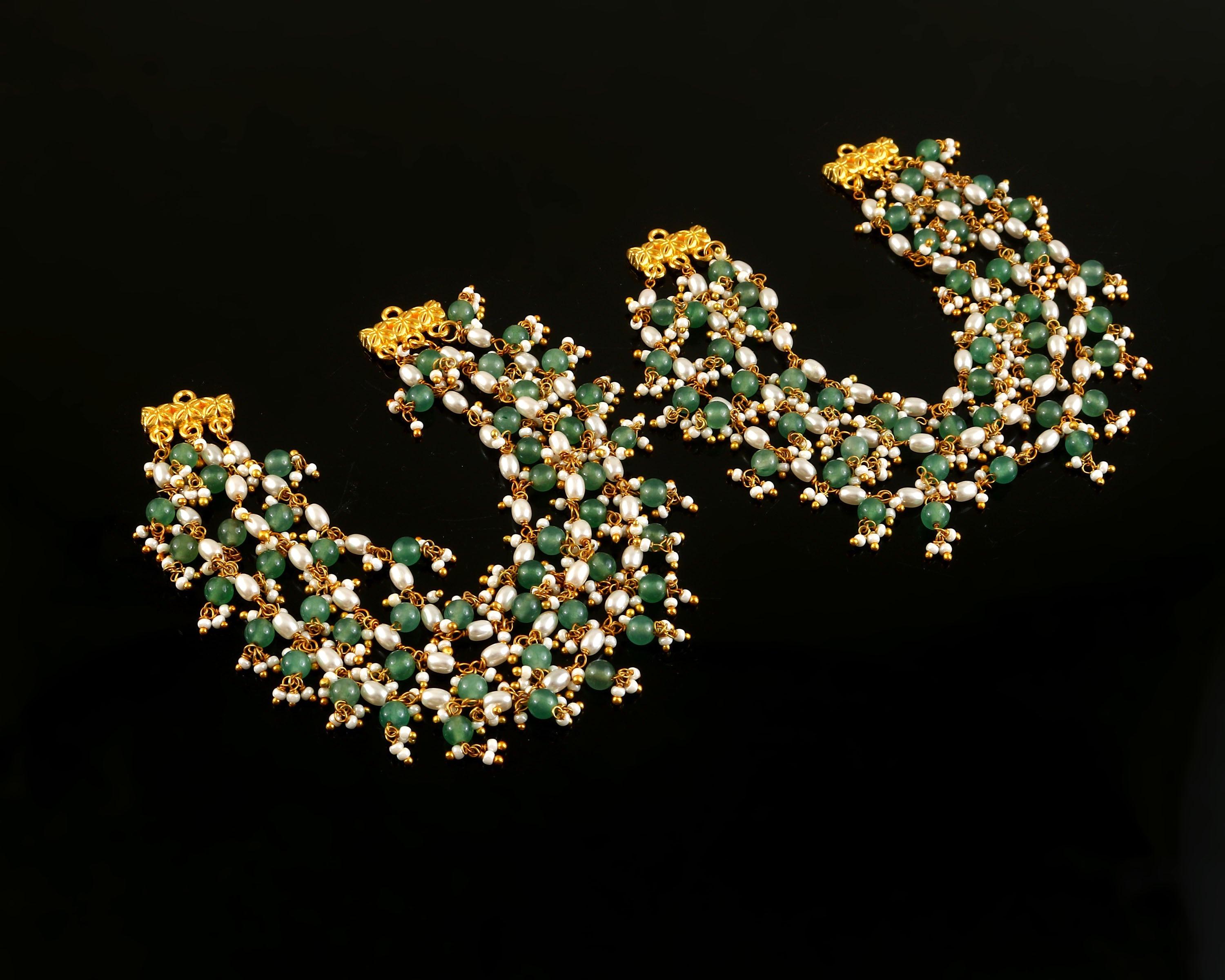 MA-115 - Jadau Kundan Maatal with Emerald