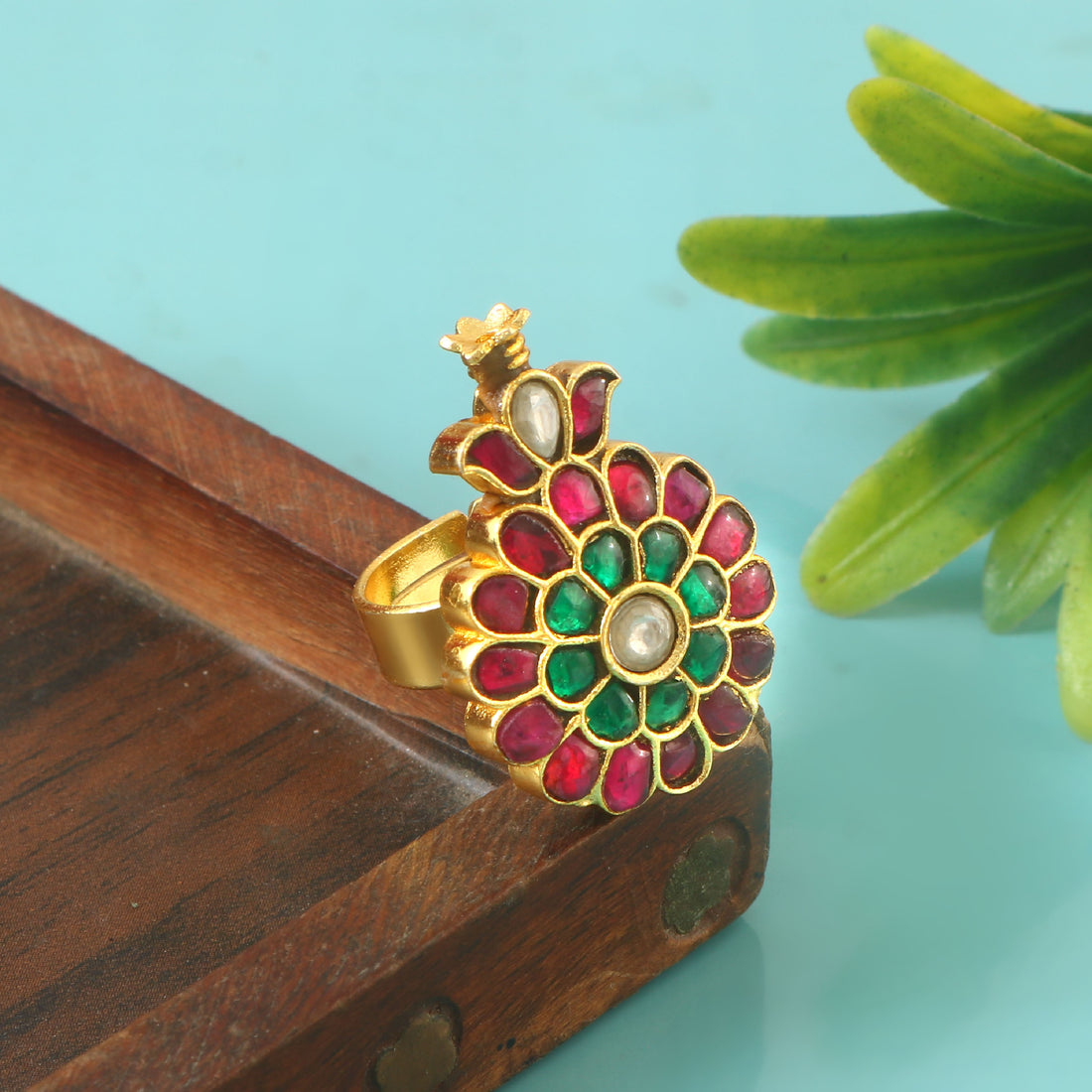 Adjustable Jadau Kundan Rings