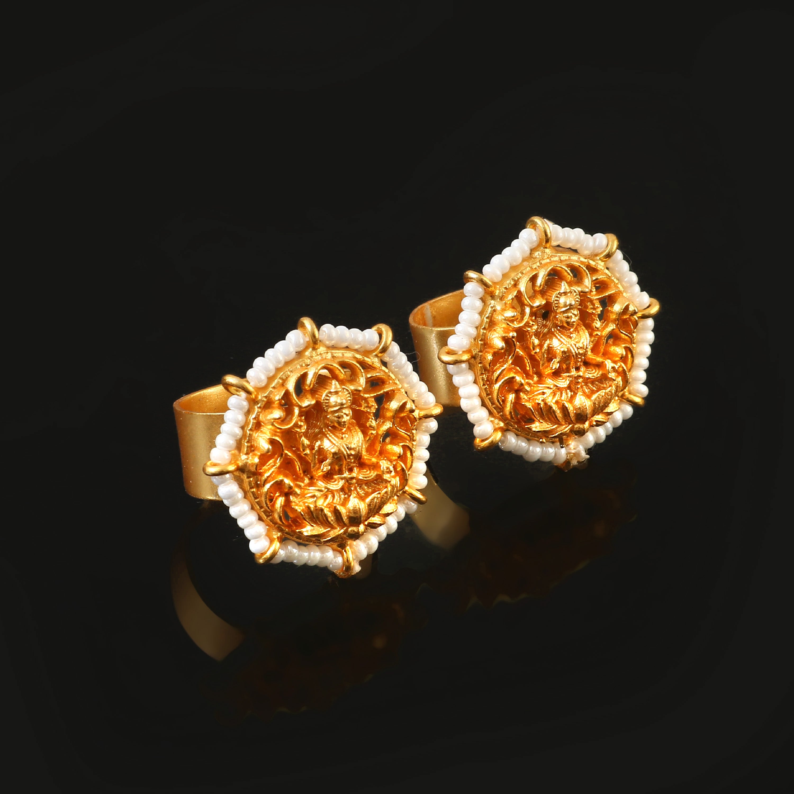 RG-118 - Jadau Kundan Ring with Emerald